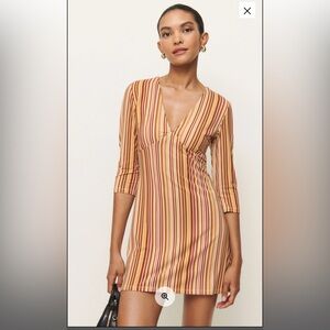 Reformation Merritt Knit Dress Multi - Size M